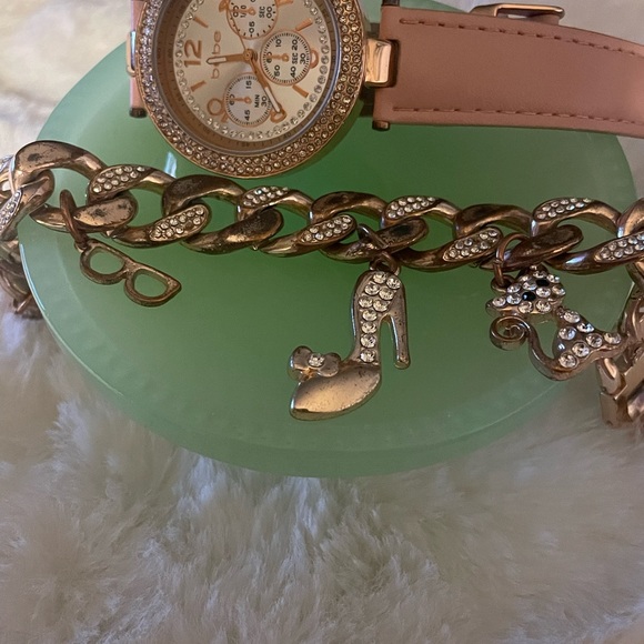 Bebe rose gold bracelet-watch set - Picture 4 of 8